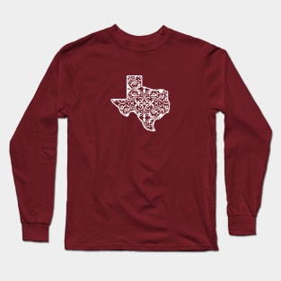 Texas Floral, TX Floral, Texas Map Shirt, Texas State Shirt, TX Gifts For Her, Texas Gifts Her, Texas Women's Tee, TX State Shirt, TX State Map Shirt, TX Map Shirt, TX travel shirt, Texas Travel, Texas Lover Tee Long Sleeve T-Shirt